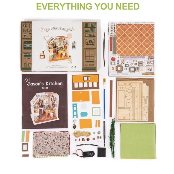 DIY Miniature House Kitchen Kit - Picture 4 of 9